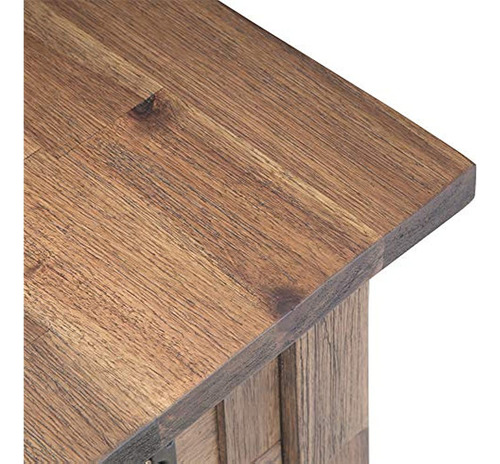 Simplihome Monroe Mesa Auxiliar Estrecha Rectangular De M