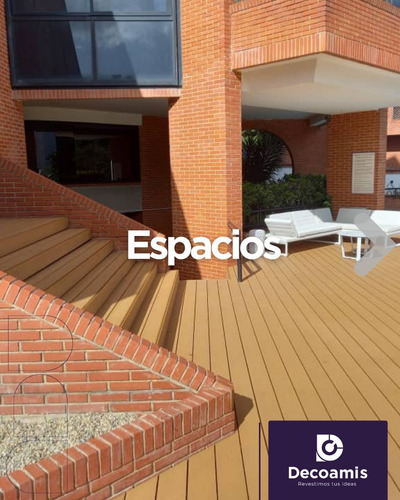 Piso Deck Hollow Teka 1m2 Con Accesorios!!!