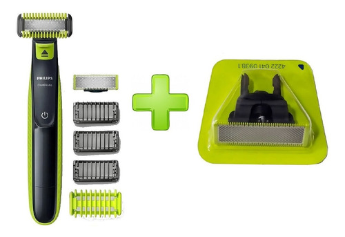 Imagen 1 de 7 de Afeitadora Philips Oneblade Qp2620 Recargable + Qp210