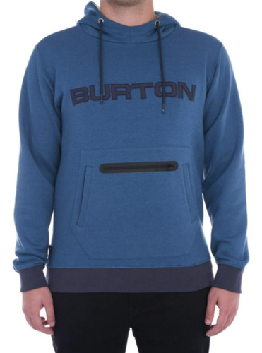 Buzo Canguro Burton Secuence Azul Original De Hombre