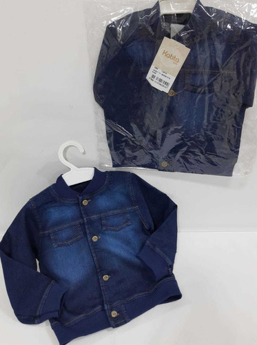 Casaco / Jaqueta Jeans Bebe Menino Inverno Luxo Katita 2382