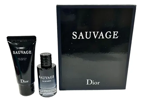 Perfume & Shower Gel Set Dior Sauvage For Men Travel Size
