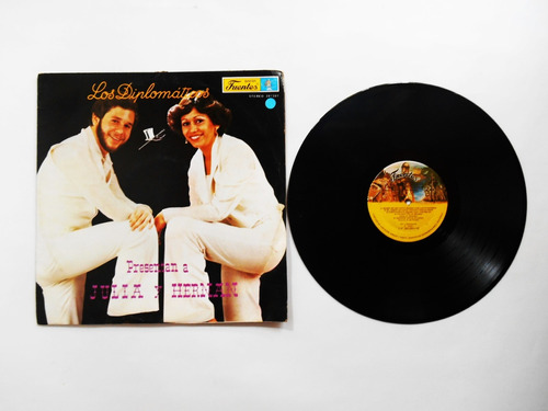 Los Diplomáticos Presentan A Julia Y Hernan Lp Vinilo 1980