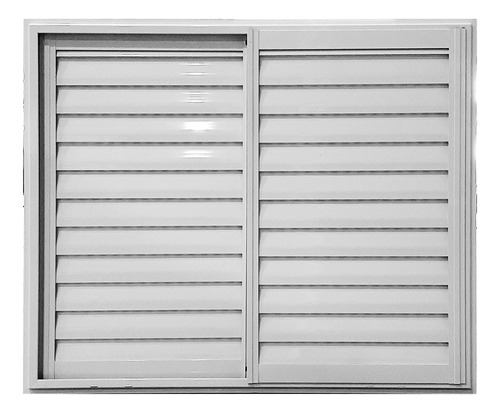 Postigon De Aluminio Blanco 150x150 Corredizo