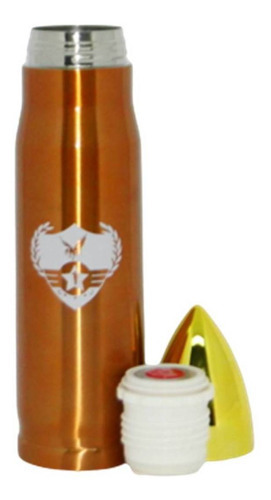 Garrafa Térmica Inox Bala Bullet Munição Projétil Cápsula C Cor Cobre