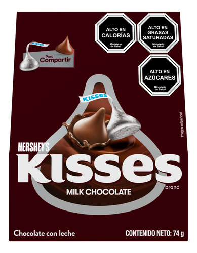 Chocolates Kisses Milk Hershey's 74g