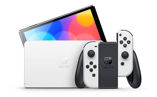 Imagen 2 de 5 de Consola Nintendo Switch Oled Blanco + Pokémon Legends Arceus