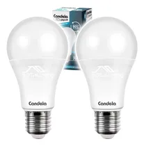 Comprar 2 Lámparas Led 9w (75w) Luz Fría Candela Clásica 6518