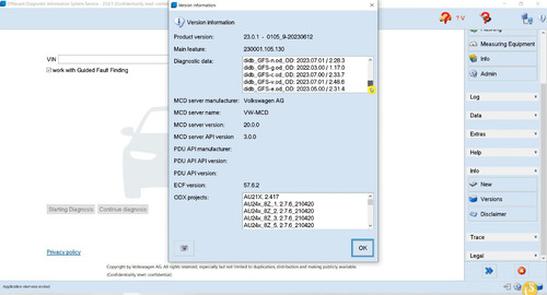 Diagnostico Odis Service 23 (Usado)
