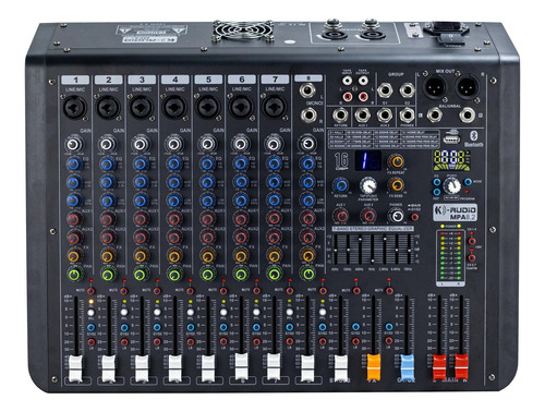 Mesa K-audio Mpa 8.2 8 Canais Amplificado Bluetooth