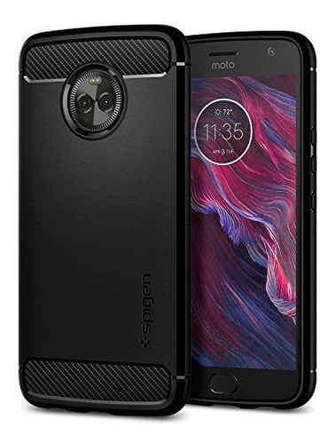 Carcasa Spigen Rugged Armor Moto X4 Con Amortiguación Resist