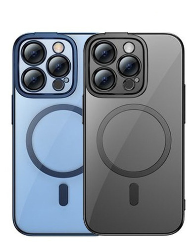 Protector Case Baseus Antishock Magsafe iPhone 14 Pro / Max Color Negro/Azul