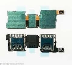 Flex Lector Sim Card + Micro Sd  Samsung S5 Dual G900