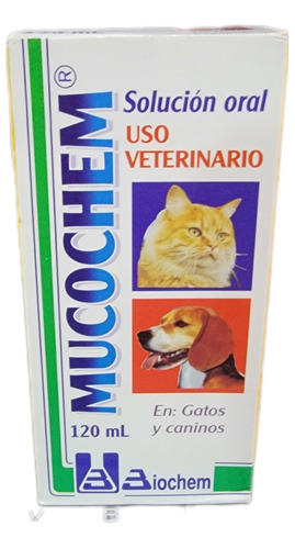 Mucochem Jarabe Para La Tos Para Perros Y Gatos 120ml