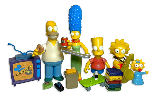 Colección Familia Simpsons Marca Playmates Año 2000