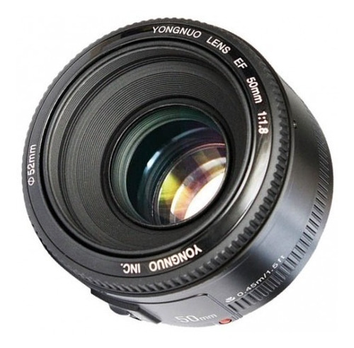 Lente Yongnuo 50mm F/1.8 Para Canon Pronta Entrega + Brinde