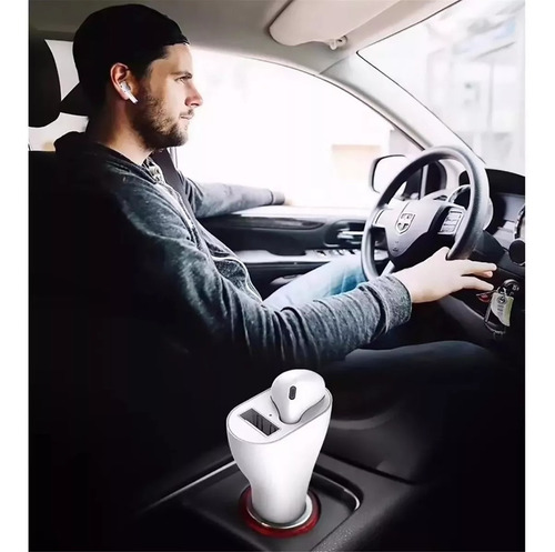 Cargador Bluetooth Coche Auriculares Usb