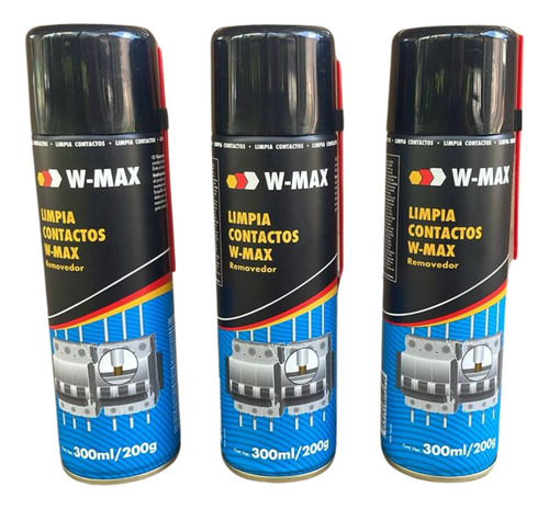 Pack 3 Limpia Contacto Electrico Wurth Wmax 300ml