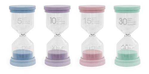 Imagen 2 de 2 de Reloj De Arena Tiempo De 15 Min, Tamaño 11cm, Color Verde