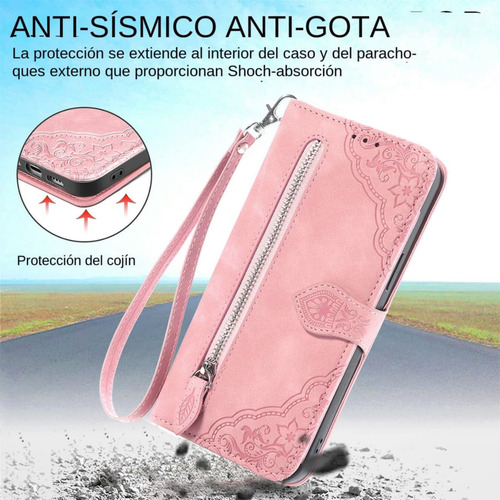 Funda De Piel Tipo Cartera Para Moto G05, G15, G35, G55, G75, G82, G04, G24, G34, G54, G84, G73, G62, Con Ranura Para Tarjetas