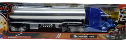 New Ray 1/32 Kenworth T700 Pipa Tracto Negro Tráiler Escala