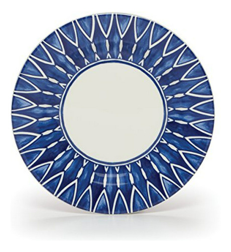 Mikasa Siena Placa De Ensalada, Azul, 8.5 Pulgadas - 5.117.5