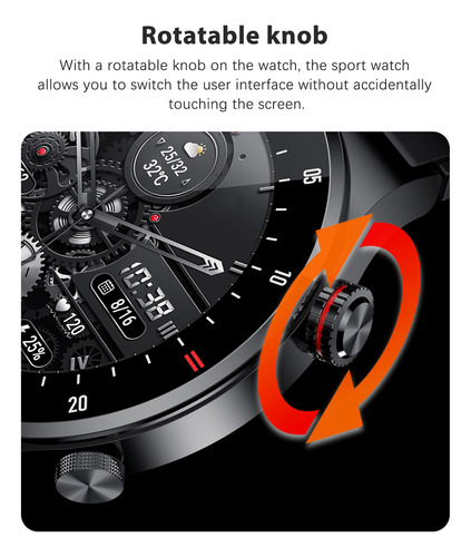 Pulsera Inteligente Qw33 Reloj Inteligente Ip67 De 1,28 PuLG