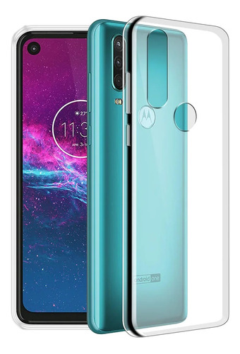 Funda Case Para Motorola One Action Tpu 100% Transparente