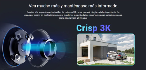 Imagen 3 de 10 de Camara Seguridad Wifi 5mp Ezviz Ip 3k Full Color Luz Alarma