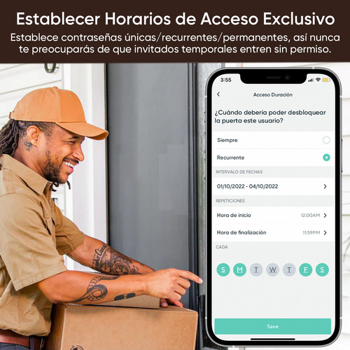 Wyze Lock Bolt - Sistema De Teclado Y Cerradura Inteligente