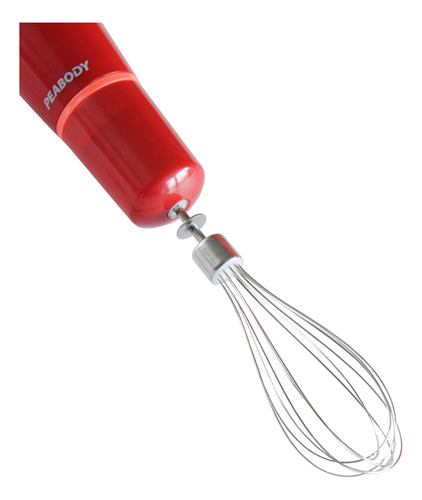 Licuadora De Mano Peabody Mixer PE-LMA323R Color Rojo 600W