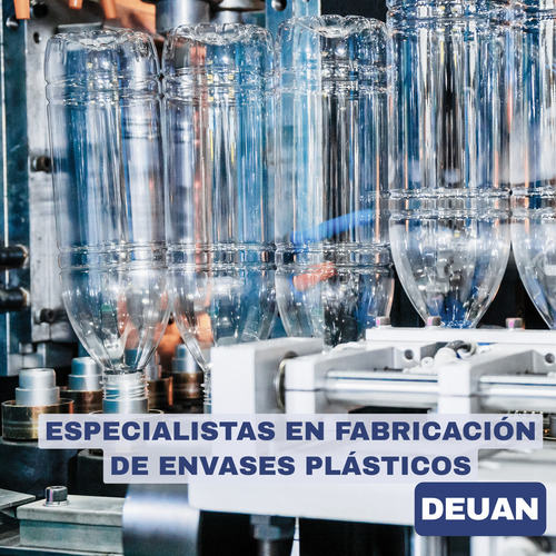 Envase Pet 500cc Botellita Con Tapa Pack 25 Unidades Blanco