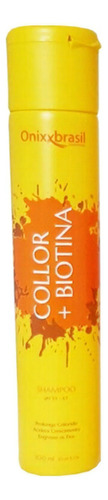 Shampoo Collor + Biotina 300ml Onixx Brasil Uso Diário Sem