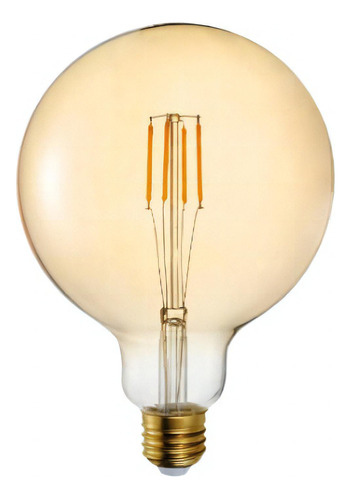 Led Vintage Filamento Globo125 4w 350lm Luz Ambar Sylvania 100V/240V