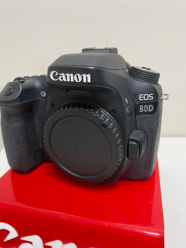 Canon Eos 80d Corpo 1 Ano De Garantia Impecável Preto (Usado)