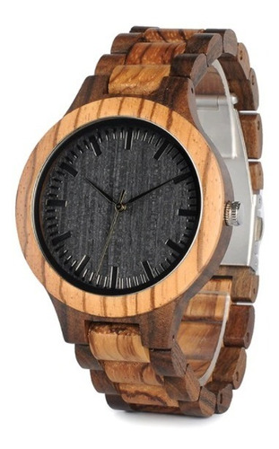 Reloj unisex analógico Bobo Bird D30 de madera de bambú