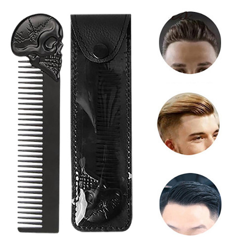 Peine De Barba Fresco Para Hombres Peine De Bolsillo Dientes