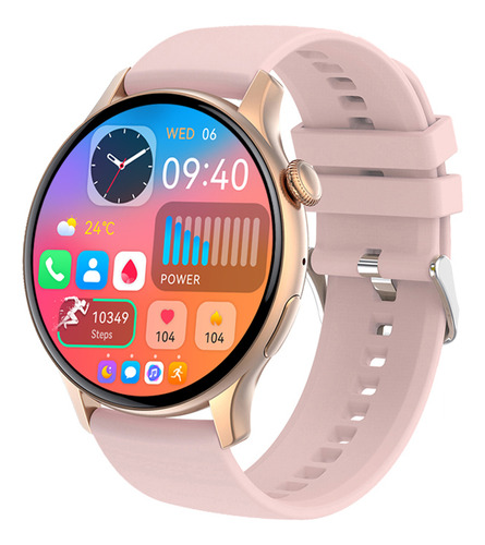 Amoled Reloj Inteligente Para Mujer Smartwatch Bluetooth Cal