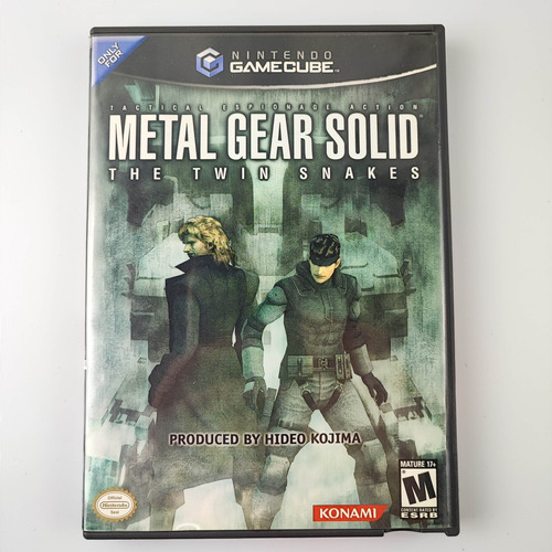 Caixa Metal Gear Solid The Twin Snakes Nintendo Gamecube