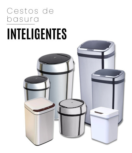 Cesto De Basura Tacho Automático Para Residuos 30 L Oficina