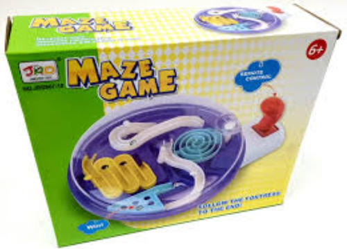 Juego Mesa Laberinto 4 En 1 Con Palanca Maze Puzzle #2 Circu