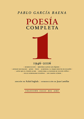 Libro Poesia Completa, 1