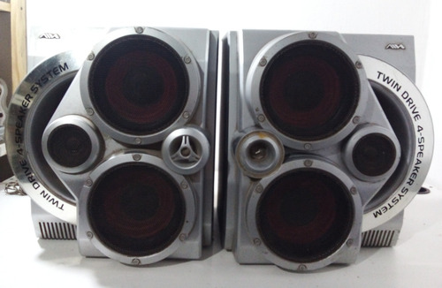 Parlantes Aiwa Modelo Sx-jn5 Plateado (Usado)