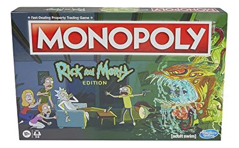 Monopoly: Rick And Morty Edition Juego De Mesa, Juego De [u]