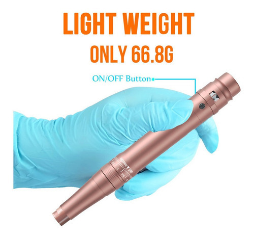 Máquina tudo-em-um para bordar tatuagens e sobrancelhas cor-de-rosa