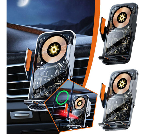 Soporte De Teléfono Con Carga Inalámbrica Para Automóvil, So