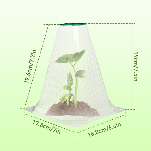 Cloches De Jardín Para Plantas, Cubiertas Reutilizables
