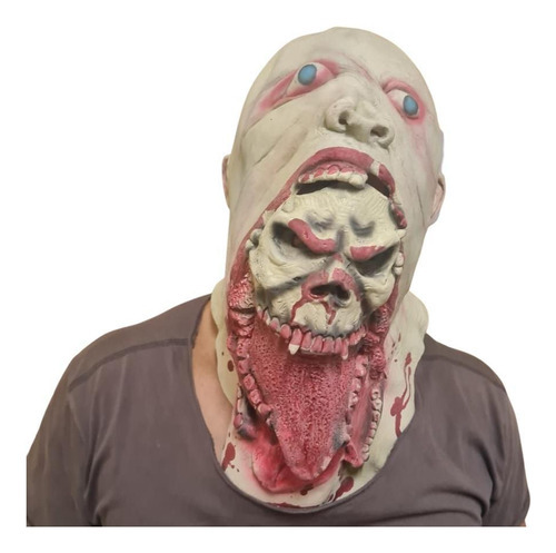 Máscara De Látex Terror Zumbi Monstro Caveira Fantasia
