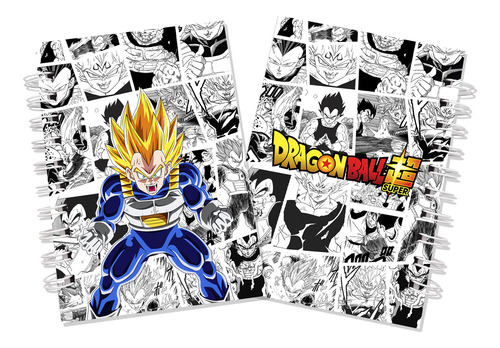 Libreta Notas A6 Dragon Ball Z Super Vegeta