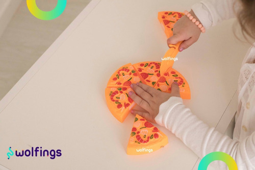 Pizza Con Abrojos Comida Juguete Juego Cocina Infantil Niños